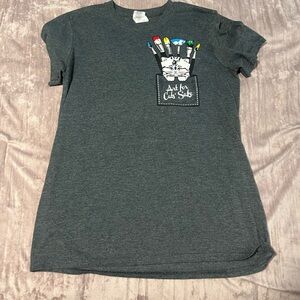 Kids Gray Graphic T-Shirt